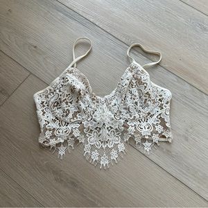 For love and lemons white lace bralette skivvies